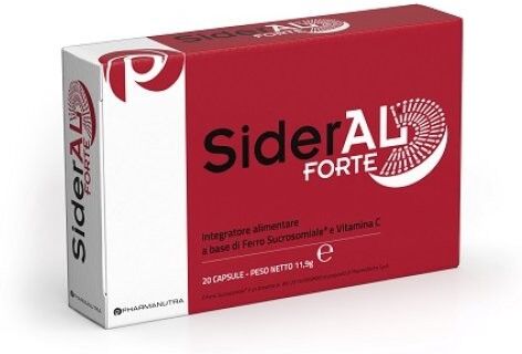 Pharmanutra Sideral Forte integratore alimentare di ferro 20 Capsule