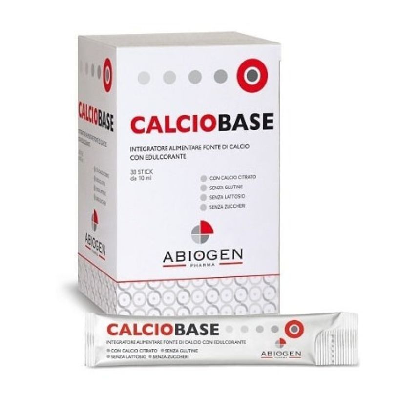 Abiogen Pharma Calciobase Integratore di Calcio 30 bustine