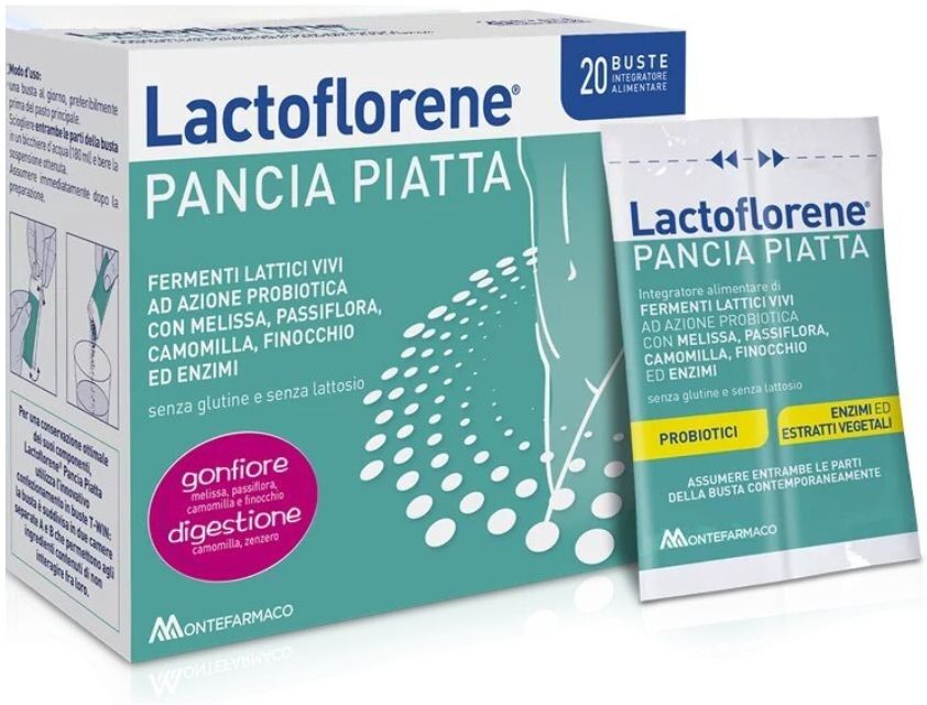 Lactoflorene Pancia Piatta Fermenti Lattici 20 Bustine