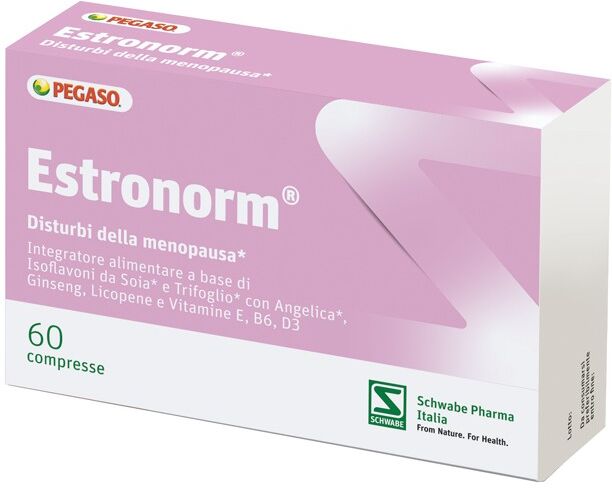 Pegaso Estronorm Integratore per Ossa e Menopausa 60 Compresse