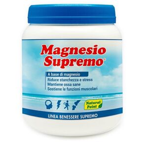 Natural Point Magnesio Supremo per Stress e Stanchezza 300gr