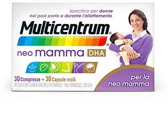 Multicentrum Integratore Neo Mamma DHA 30 Compresse +30 Capsule Molli