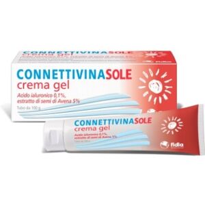 Connettivina Sole 100 g Crema Gel Protezione Sole Lenitiva