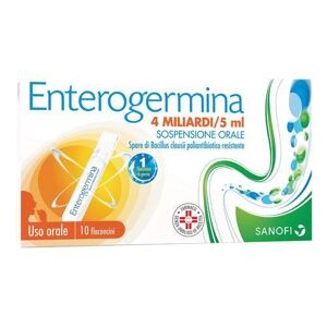 Sanofi Enterogermina*os soluz 10 flaconcini 4 mld/5 ml