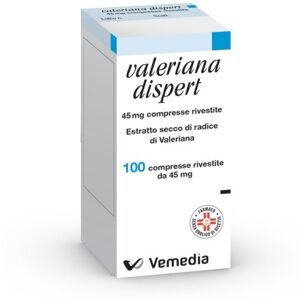 Vemedia Valeriana Dispert*100cpr 45mg