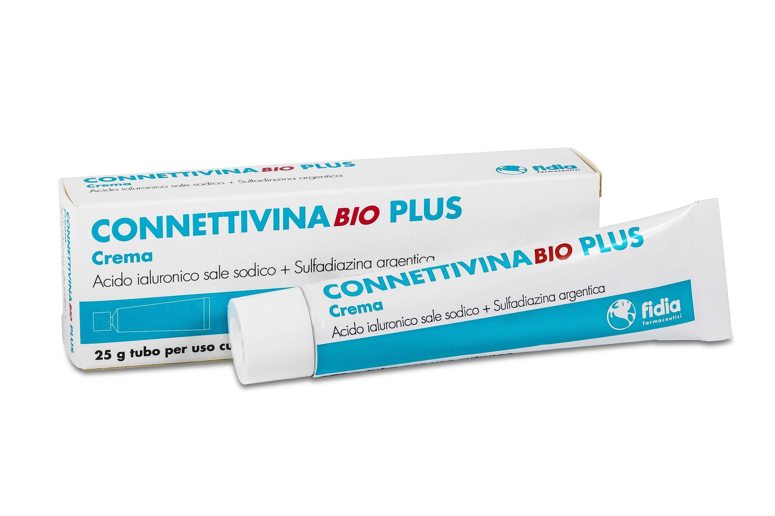 BIO + Fidia Connettivina Bio Plus Crema 25g Trattamento Avanzato per Irritazioni Cutanee e Lesioni