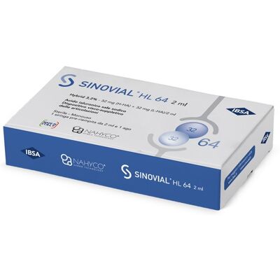 Marca IBSA Siringa di Acido Ialuronico Intra-articolare - 2ml Marca IBSA Siringa di Acido Ialuronico Intra-articolare - 2ml