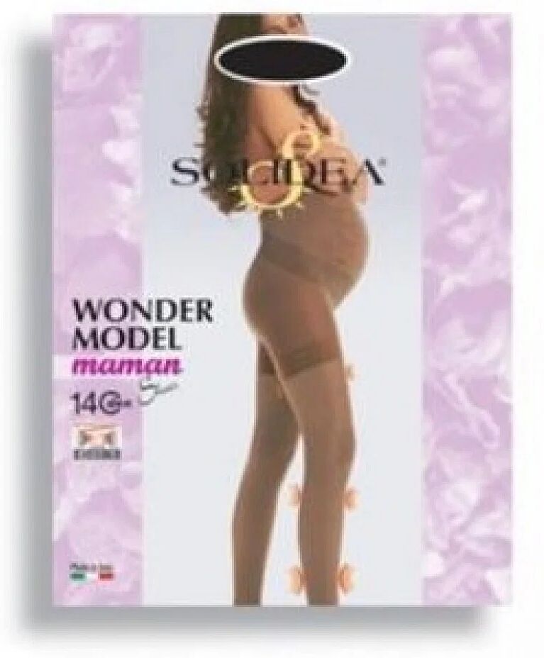 Solidea Wonder Model Maman 140 Collant Sheer Cammello M Solidea Wonder Model Maman 140 Collant Sheer Cammello M