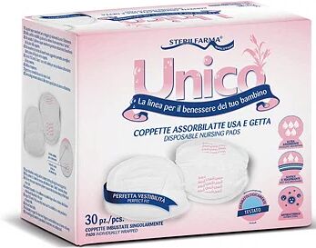Sterilfarma Unico Coppette Assorbilatte Usa E Getta 30 Pezzi Sterilfarma Unico Coppette Assorbilatte Usa E Getta 30 Pezzi