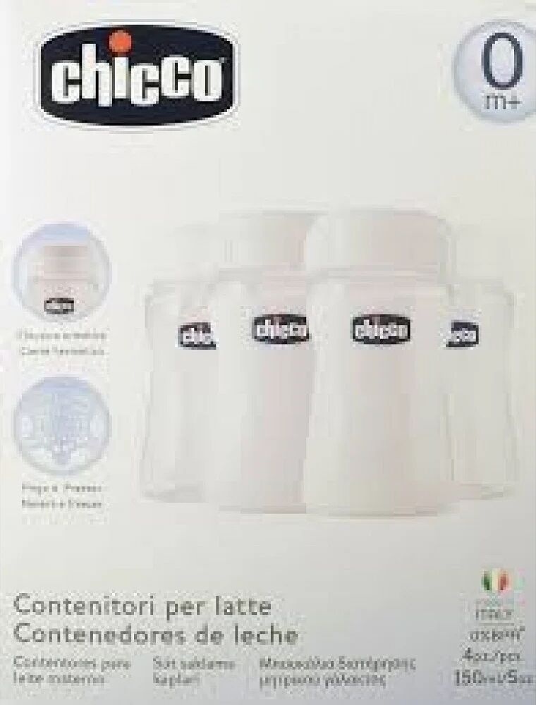 Chicco Contenitori Latte Silicone