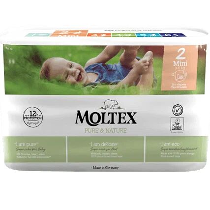 Moltex – Moltex Pannolini Mini Tg.2 3/6kg 38pz