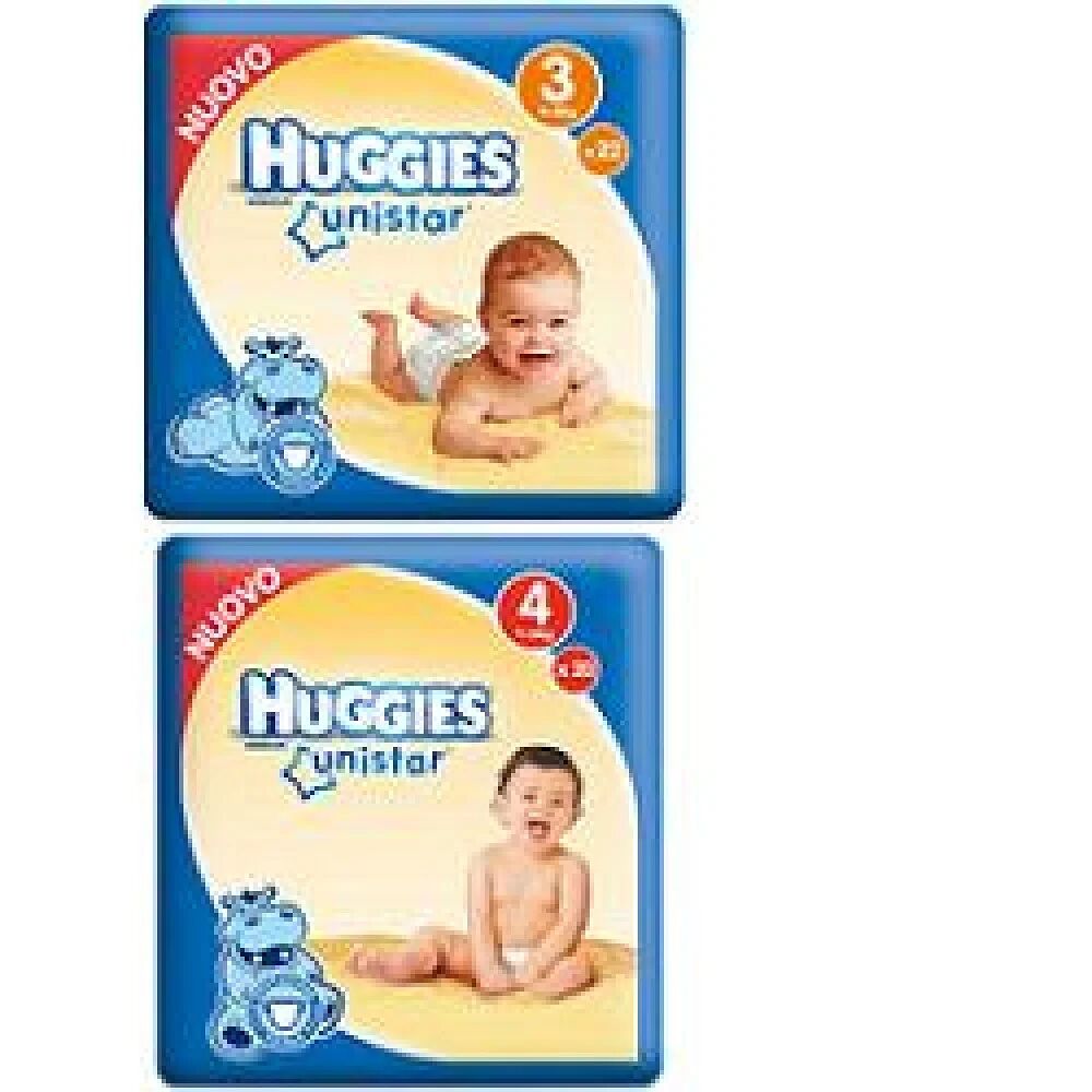 Huggies Pannolino  Unistar Maxi 4 7/18 Kg 18 Pezzi Huggies Pannolino  Unistar Maxi 4 7/18 Kg 18 Pezzi