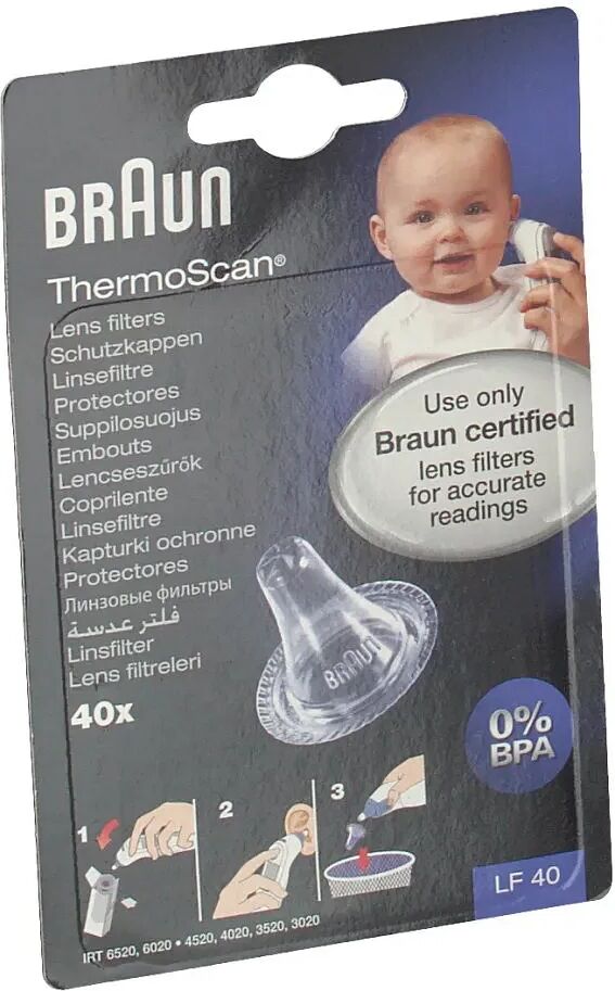 Braun Tappo Igienico  Per Termometro Thermoscan Braun Tappo Igienico  Per Termometro Thermoscan