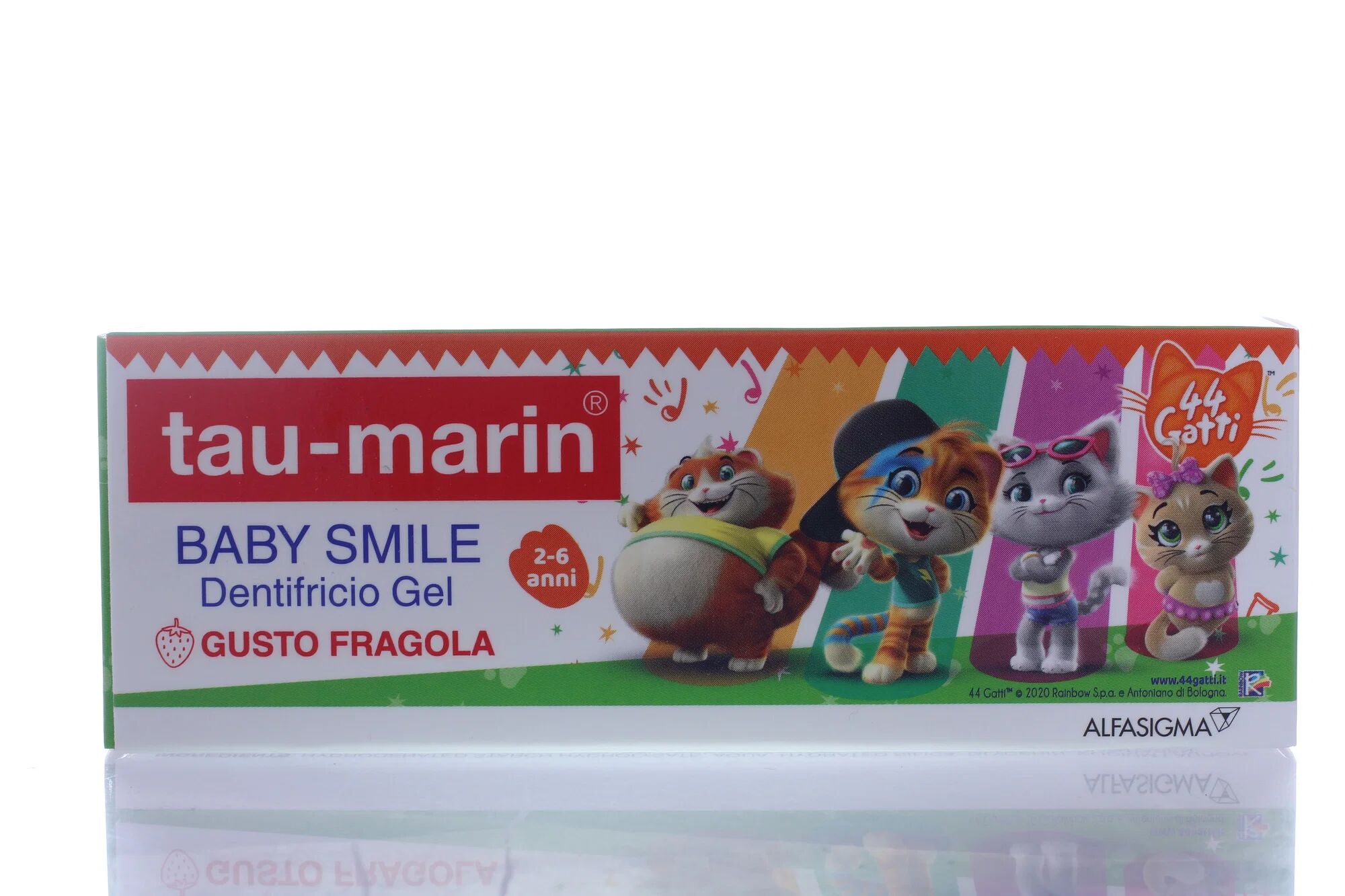 Alfasigma Tau Marin Dentifricio Baby Smile Fragola Special Edition 44gatti 50 Ml