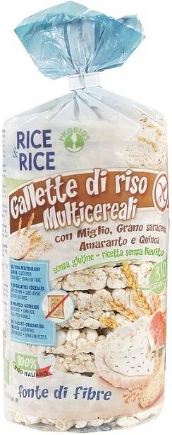 Rice&rice Gallette Multicereali 100 G Senza Lievito Rice&rice Gallette Multicereali 100 G Senza Lievito