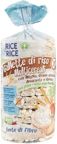 Rice&rice Gallette Multicereali 100 G Senza Lievito