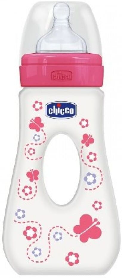 Chicco Biberon Well Being Passeggio In Polipropilene Girl Da 240 Ml Fast Silicon Chicco Biberon Well Being Passeggio In Polipropilene Girl Da 240 Ml Fast Silicon