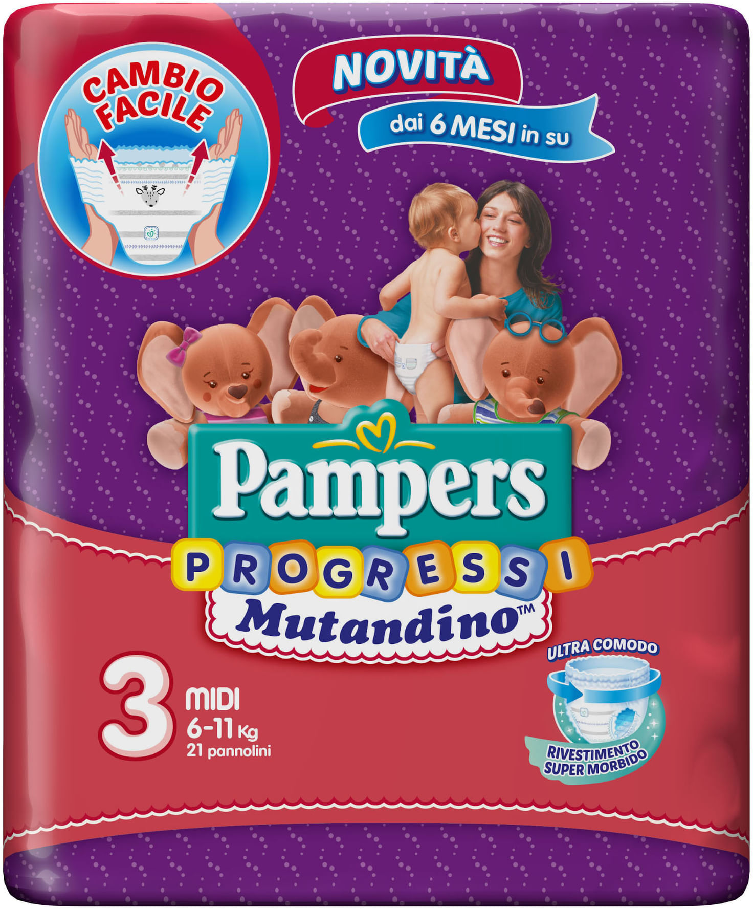 Fater Pampers Progretgtgi Mutandino Cp Tg3 Midi 21 Pezzi Fater Pampers Progretgtgi Mutandino Cp Tg3 Midi 21 Pezzi
