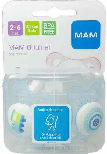 Mam Original Succhietto 2-6 Mesi Silicone Confezione Singola Mam Original Succhietto 2-6 Mesi Silicone Confezione Singola