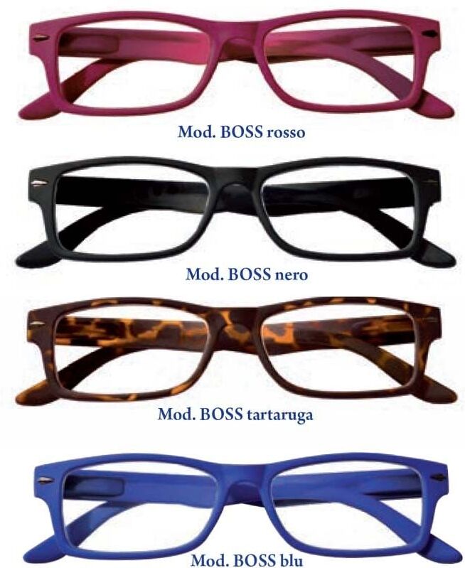 Industrie Ottiche Occhiale Premontato Espressoocchiali Ricarica Boss +2,50 Diottrie 1 Pezzo Industrie Ottiche Occhiale Premontato Espressoocchiali Ricarica Boss +2,50 Diottrie 1 Pezzo