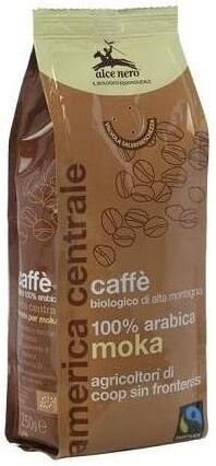 Alce Nero Caffe' 100% Arabica Bio Moka Fairtrade 250 G Alce Nero Caffe' 100% Arabica Bio Moka Fairtrade 250 G