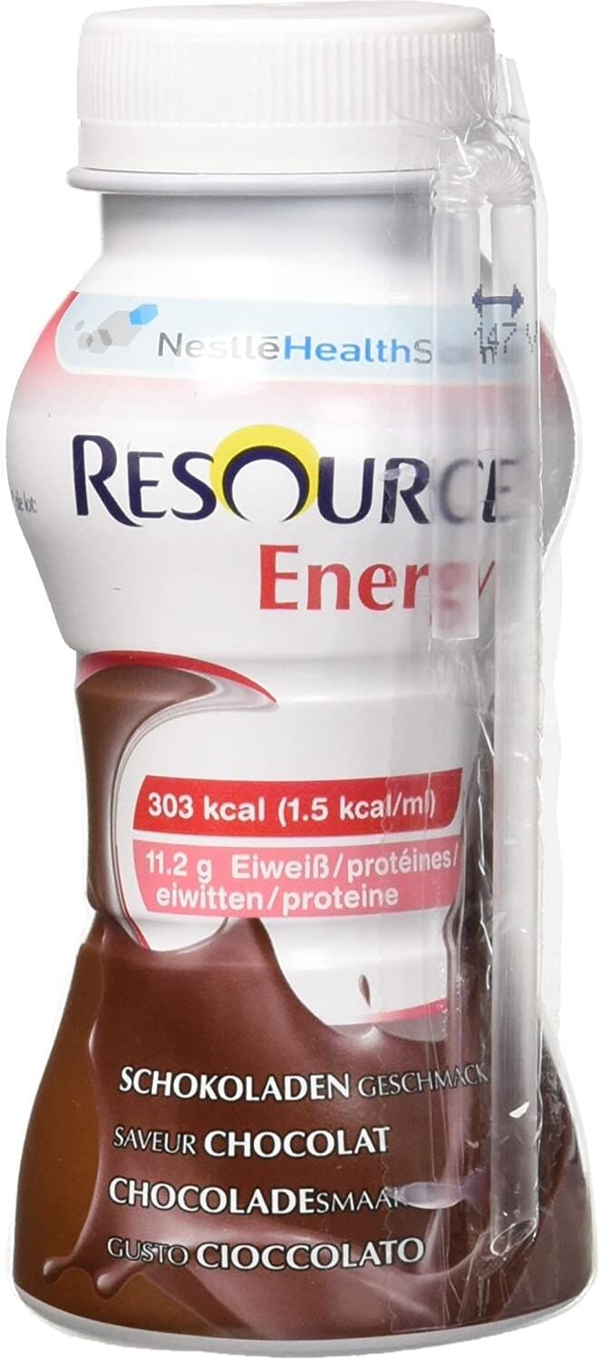 Resource Energy Cioccolato 4 Bottiglie 200 Ml Resource Energy Cioccolato 4 Bottiglie 200 Ml
