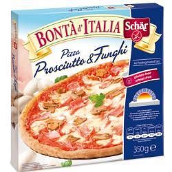 Dr. Schar Schar Surgelati Pizza Prosciutto E Funghi Bonta' D'Italia 350 G