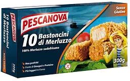 Canova Pes 10 Bastoncini Di Merluzzo Da 30 G