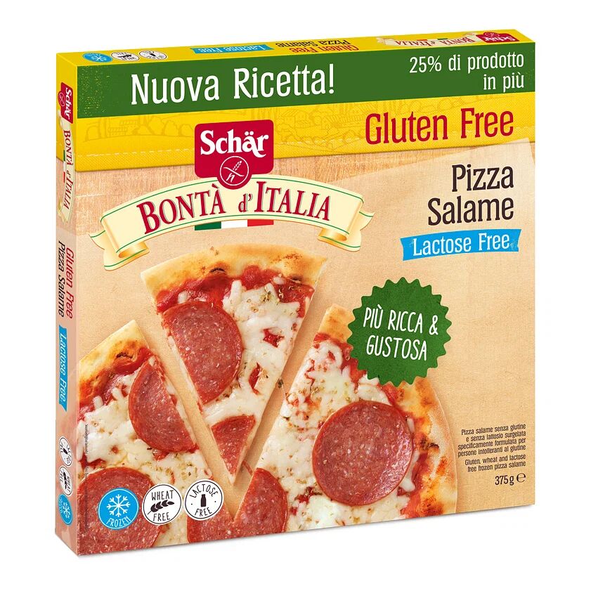 Dr. Schar Schar Surgelati Pizza Salame Bonta' D'Italia 750 G 1 Pezzo