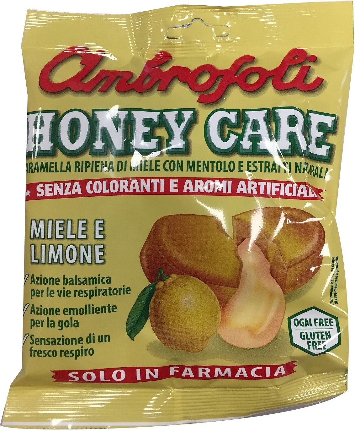 Gb Ambrosoli Honey Care Caramella Ripiena Miele/mentolo/estratti Naturali 90 G Gb Ambrosoli Honey Care Caramella Ripiena Miele/mentolo/estratti Naturali 90 G