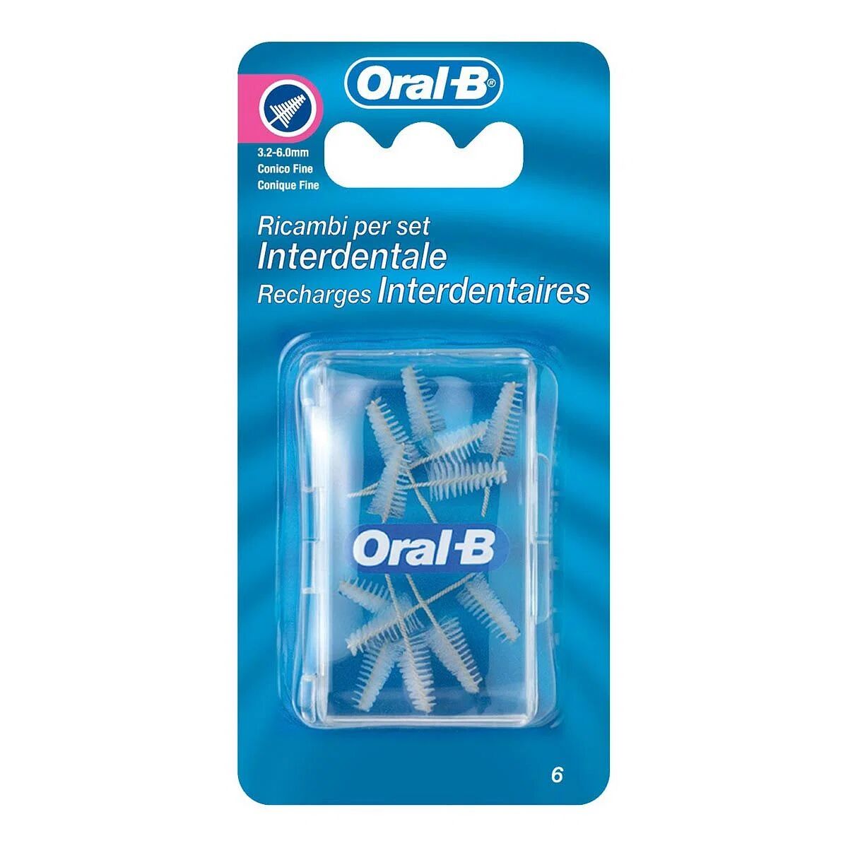 Oral-B Oralb Man Set Interdentale Refill Conico Fine 3/6,5 Mm