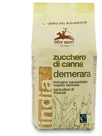 Alce Nero Zucchero Di Canna Demerara Bio India Fairtrade 500 G