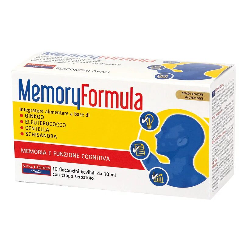 Vital Factors Memory Formula 10 Flaconcini 10 Ml