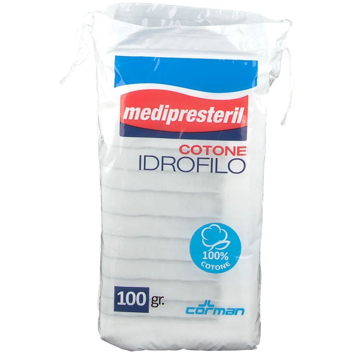 Corman Cotone Idrofilo Fu Medipresteril Confezione Da 100grammi