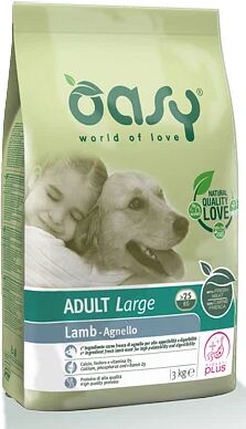 Oasy Dry Dog Ad Large Agnello 3 Kg