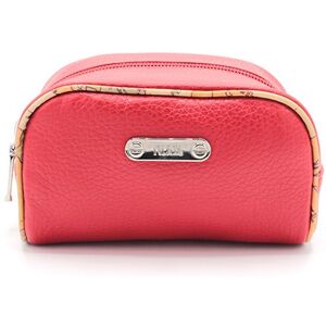 Classe Pochette Beauty Stondato Piccolo Pelle Rosso Rosso