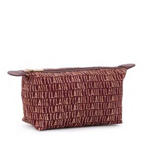 Classe Pochette Beauty Necessaire Piccolo Raso Stampa Rosso Tiziano Rosso Tiziano