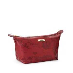 Classe Pochette Beauty Necessarie Medio Gommato Rosso Lucido Rosso Lucido