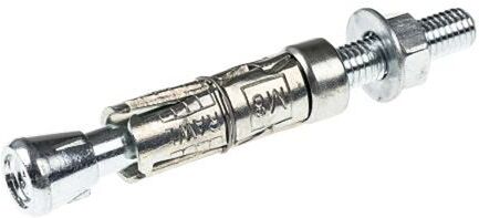 RawlPlug Ancoraggio per muro  in Acciaio M12, Ø foro di fissaggio 20mm, L 170mm, R-RBP-M12/75W RawlPlug Ancoraggio per muro  in Acciaio M12, Ø foro di fissaggio 20mm, L 170mm, R-RBP-M12/75W