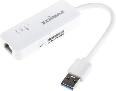 Edimax Adattatore d'interfaccia da USB 3.0 a Ethernet, EU-4306 Edimax Adattatore d'interfaccia da USB 3.0 a Ethernet, EU-4306