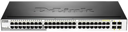 D-Link Switch Ethernet  Gigabit, 10/100/1000Mbit/s, 48 porte, Montaggio rack, DGS-1210-48