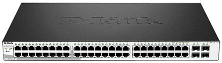 D-Link Smart Switch  Gigabit, 10/100/1000Mbit/s, 52 porte, Montaggio rack, DGS-1210-52 D-Link Smart Switch  Gigabit, 10/100/1000Mbit/s, 52 porte, Montaggio rack, DGS-1210-52