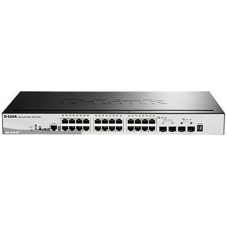 D-Link Smart Switch  Gigabit, 10/100/1000Mbit/s, 28 porte, Montaggio rack , Sì, DGS-1510-28P