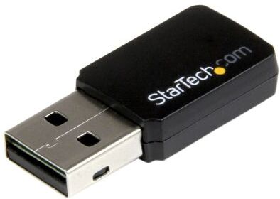 Startech Dongle  USB 2.0 2.4 GHz, 5 GHz, 433Mbit/s AC600 802.11a, 802.11ac, 802.11b, 802.11g, 802.11n WiFi, USB433WACDB Startech Dongle  USB 2.0 2.4 GHz, 5 GHz, 433Mbit/s AC600 802.11a, 802.11ac, 802.11b, 802.11g, 802.11n WiFi, USB433WACDB