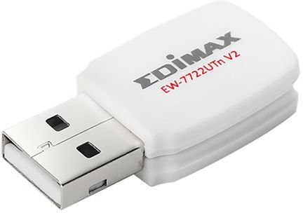 Edimax Dongle  USB 2.0 2.4GHz, 300Mbit/s N300 802.11b, 802.11g, 802.11n WiFi, EW-7722UTNV2 Edimax Dongle  USB 2.0 2.4GHz, 300Mbit/s N300 802.11b, 802.11g, 802.11n WiFi, EW-7722UTNV2