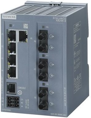 Siemens Switch Ethernet  5 porte RJ45, 10 Mbit/s, 100 Mbit/s, montaggio Guida DIN, 6GK5205-3BB00-2AB2 Siemens Switch Ethernet  5 porte RJ45, 10 Mbit/s, 100 Mbit/s, montaggio Guida DIN, 6GK5205-3BB00-2AB2