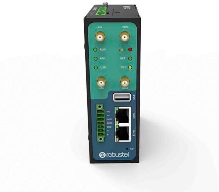 Robustel Router Wi-Fi  porte LAN 2 10/100Mbit/s 2.4 GHz, 5 GHz 4G, WiFi, B018704 Robustel Router Wi-Fi  porte LAN 2 10/100Mbit/s 2.4 GHz, 5 GHz 4G, WiFi, B018704