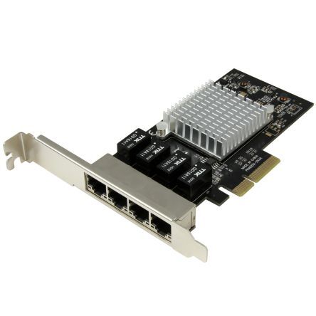 Startech Scheda di interfaccia di rete , bus PCIe, porte: 4, velocità 10/100/1000Mbit/s, ST4000SPEXI