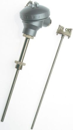 RS PRO Termocoppia tipo PT 100, diametro sonda 8mm, lunghezza sonda 250mm, in acciaio inossidabile, -100°C a +450°C RS PRO Termocoppia tipo PT 100, diametro sonda 8mm, lunghezza sonda 250mm, in acciaio inossidabile, -100°C a +450°C