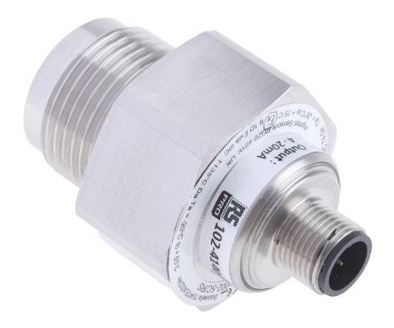 RS PRO Sensore di pressione Relativa,  M12 a 4 pin, pressione massima 10bar, IP65 G3/4